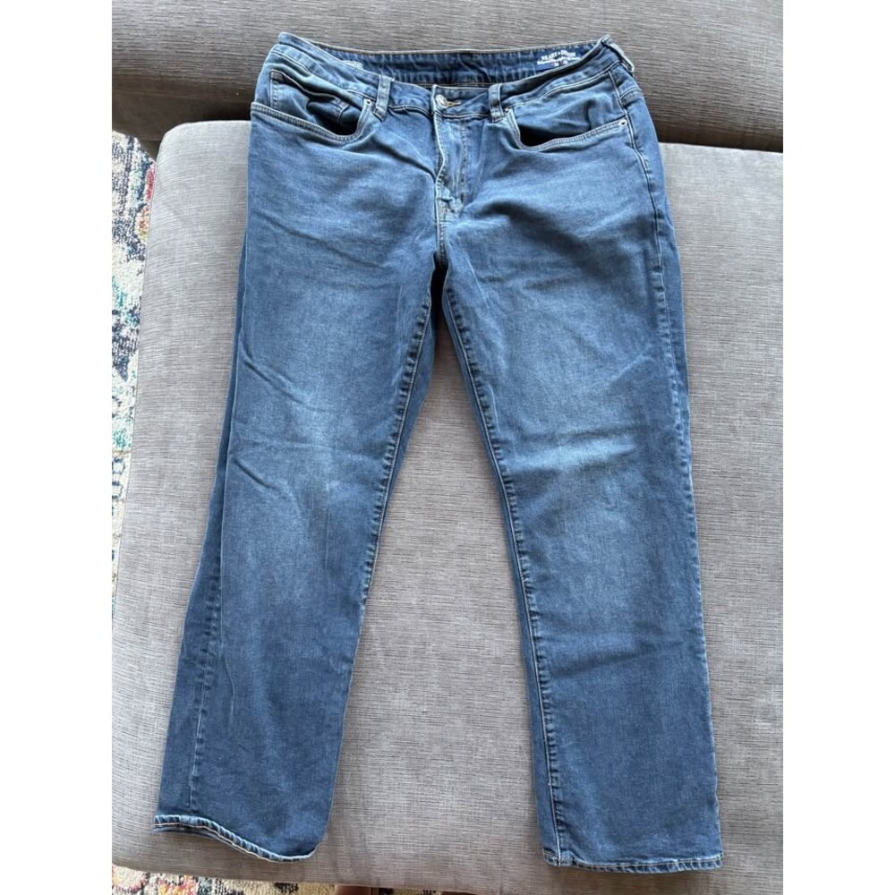 Buffalo David Bitton Driven Relaxed Straight Jeans Men's 36x30 Blue Denim